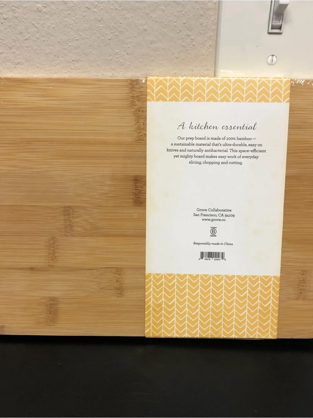 Bamboo Prep Board - Natural